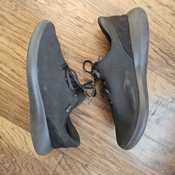 Kizik Madrid Eco Knit Mens Size 14 Triple Black Fast Handsfree Athletic Shoes - Picture 7 of 8